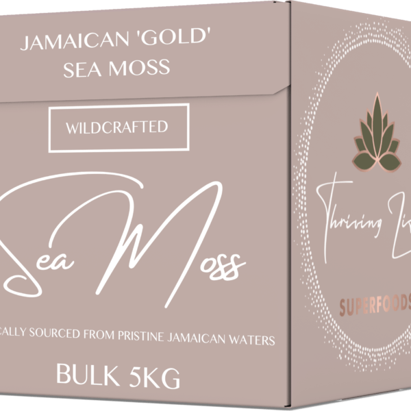 a box of Jamaican sea moss