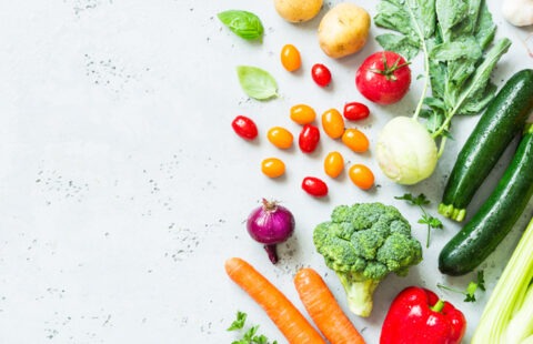 banner with assorted vegetables